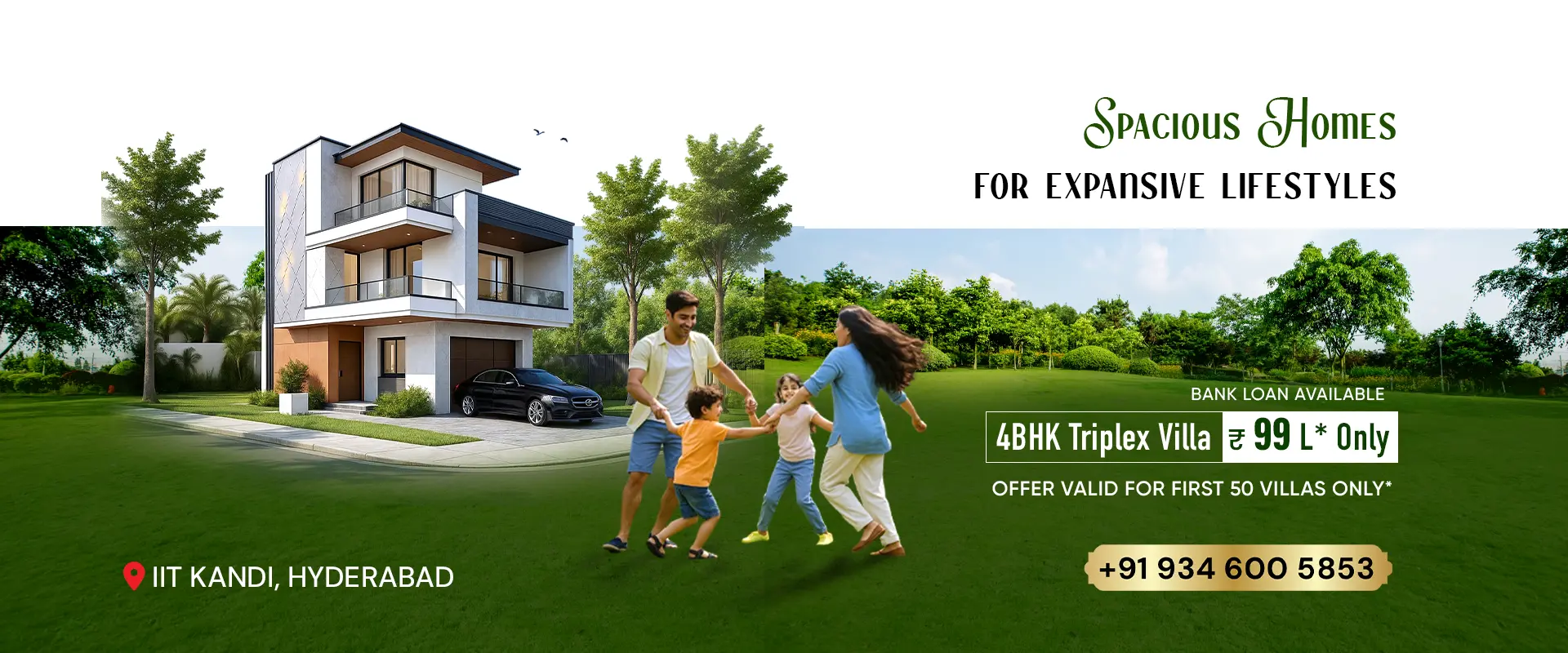 Celestia Villas Hyderabad, Mumbai Highway to Nanded Highway