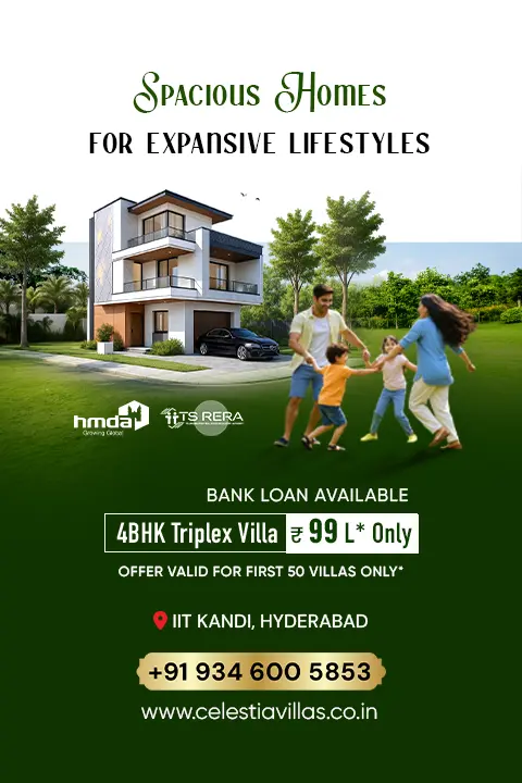 Celestia Villas Hyderabad, Mumbai Highway to Nanded Highway